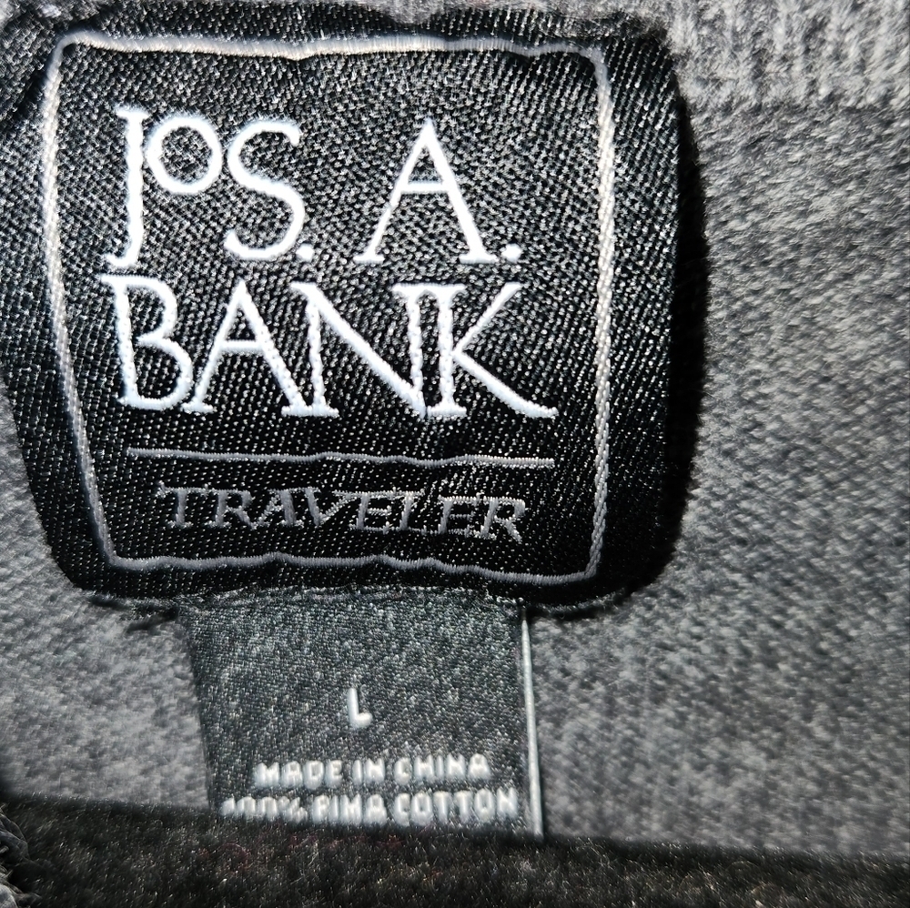 JoS A Bank Mens Pima Cotton Sweater sz L - Picture 2 of 4